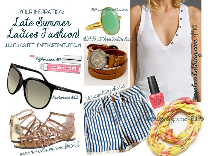 Late Summer Fashion Inspiration!