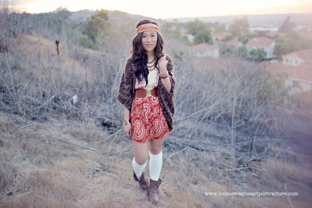 southern california boho senior session30