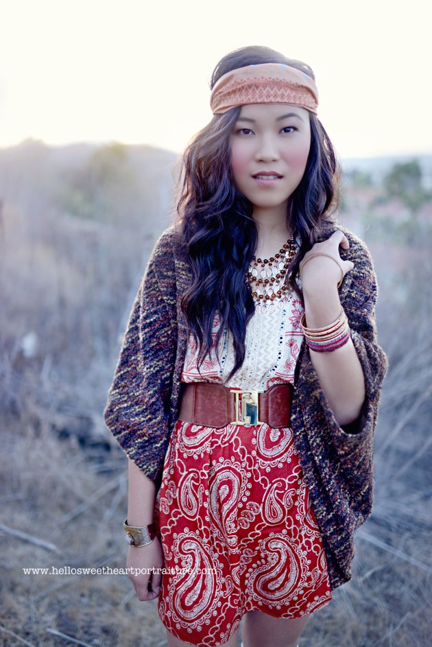 southern california boho senior session 29