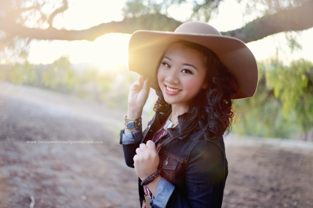 southern california boho senior session 12