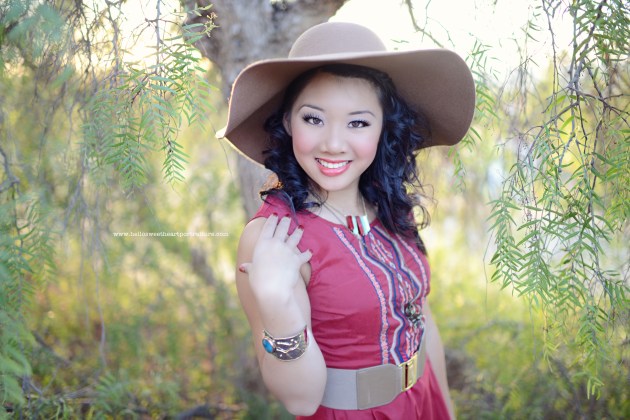 southern california boho senior session 10