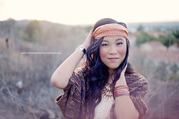 southern california boho senior session7