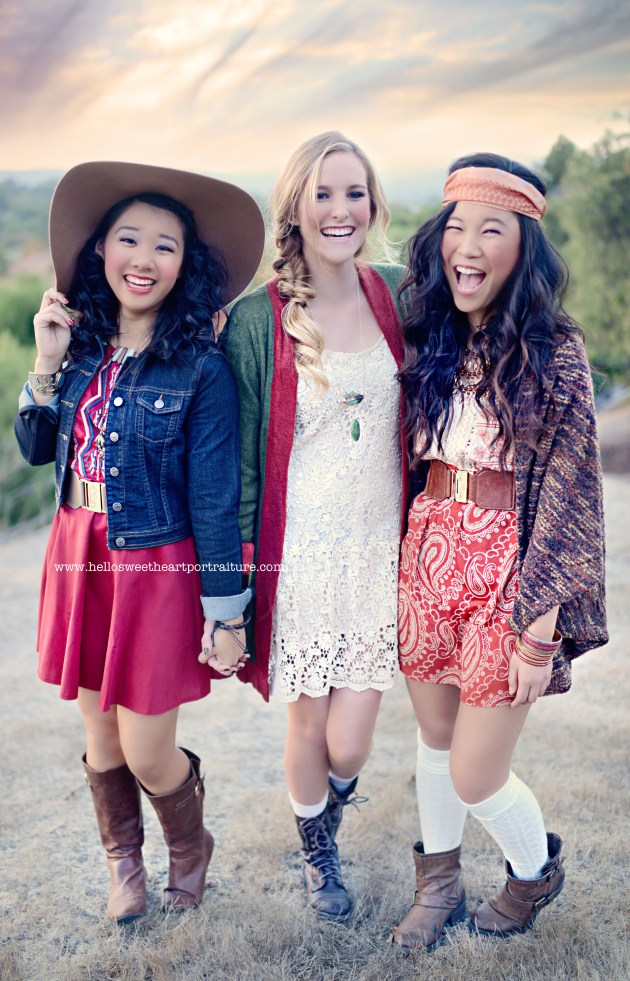southern california boho senior session 3