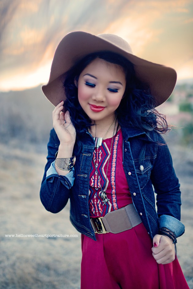 southern california boho senior session 2